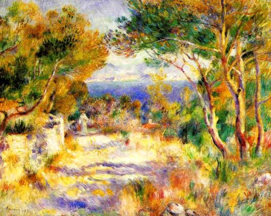 L Estaque - 1882 by Pierre Auguste Renoir